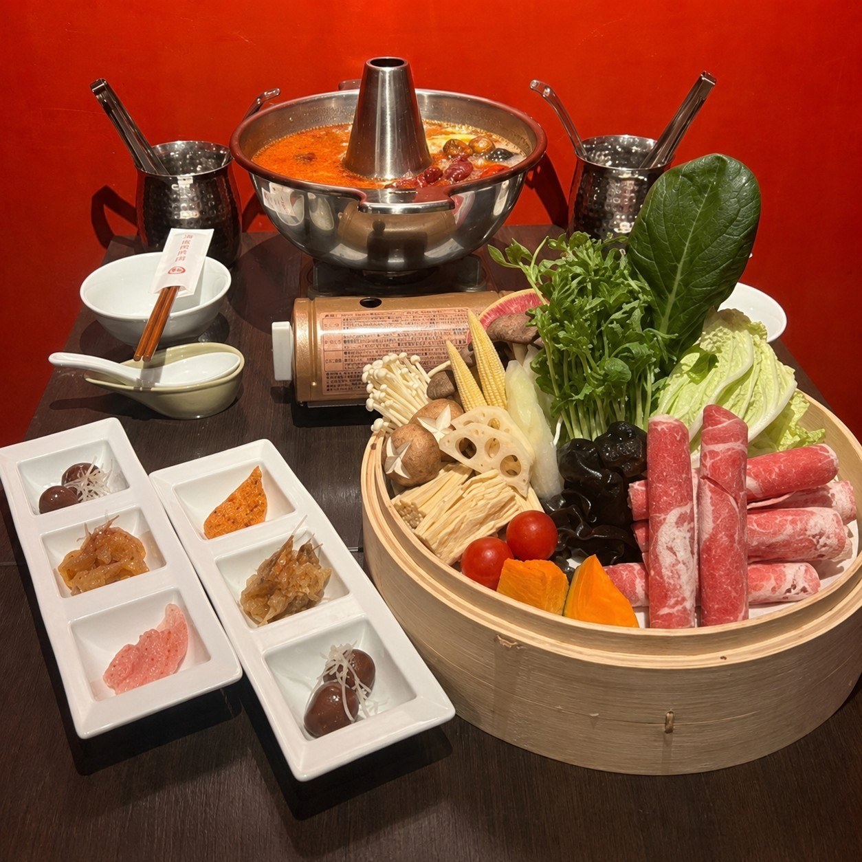 麻辣火鍋専門店 越智のコース料理